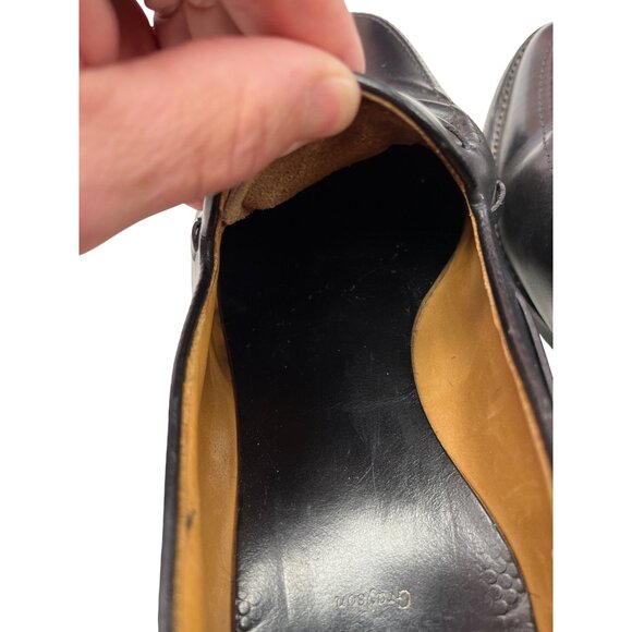 Allen Edmonds Grayson mens black leather tasseled oxford shoes sz 13D SKU 9932 main image 8
